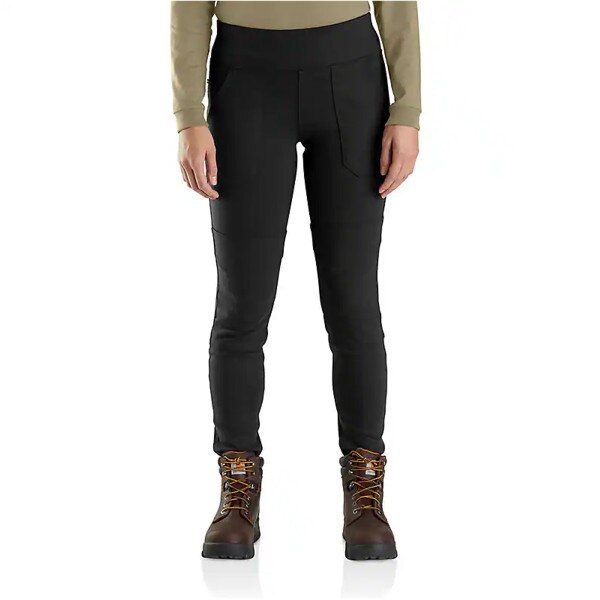Women's FR Carhartt Force Midweight Pocket Legging in Black
